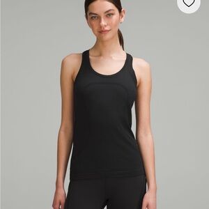 Lululemon Swiftly Tech tank in black, size 12